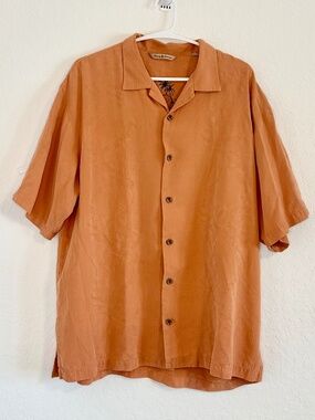 Tommy Bahama MEN'S 100% Silk Button-Up Shirt, Size L